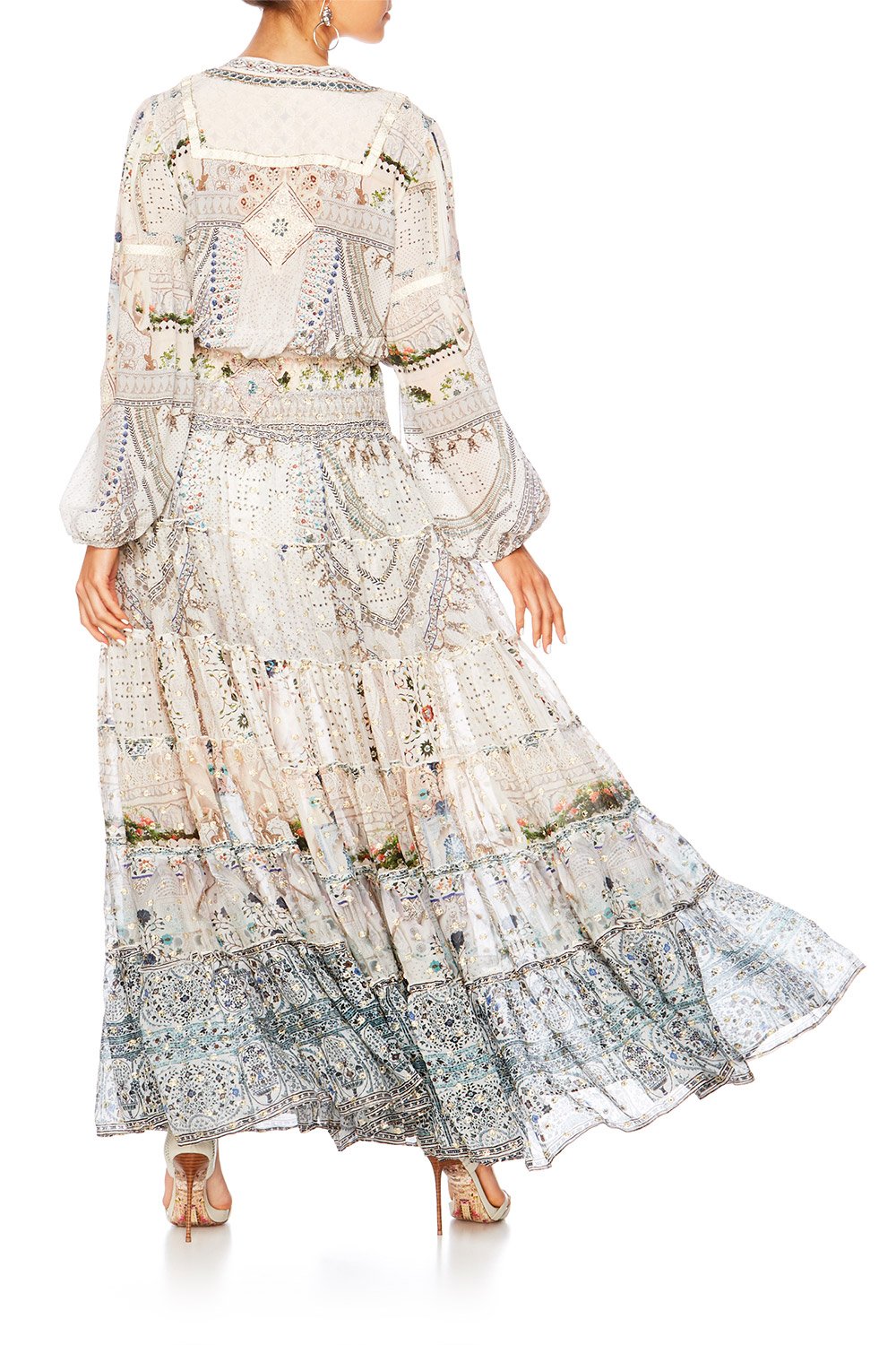 BREAKFAST WITH SILVIA LONGLINE PEASANT TOP