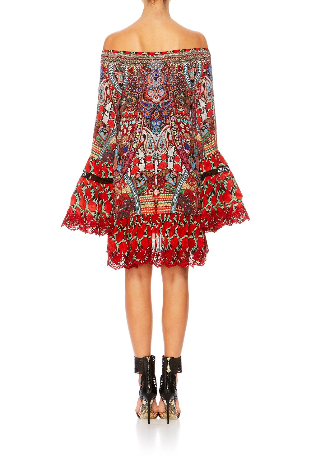 QUEEN ALIKA A LINE FRILL DRESS