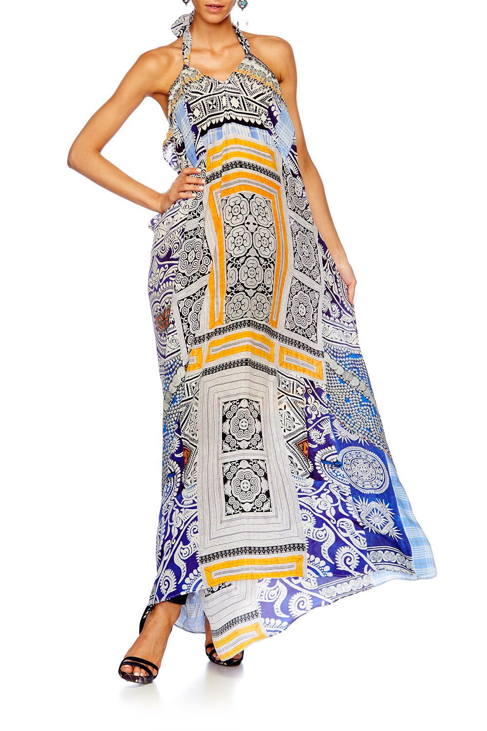 DRESS UP BOX DRAWSTRING DRESS