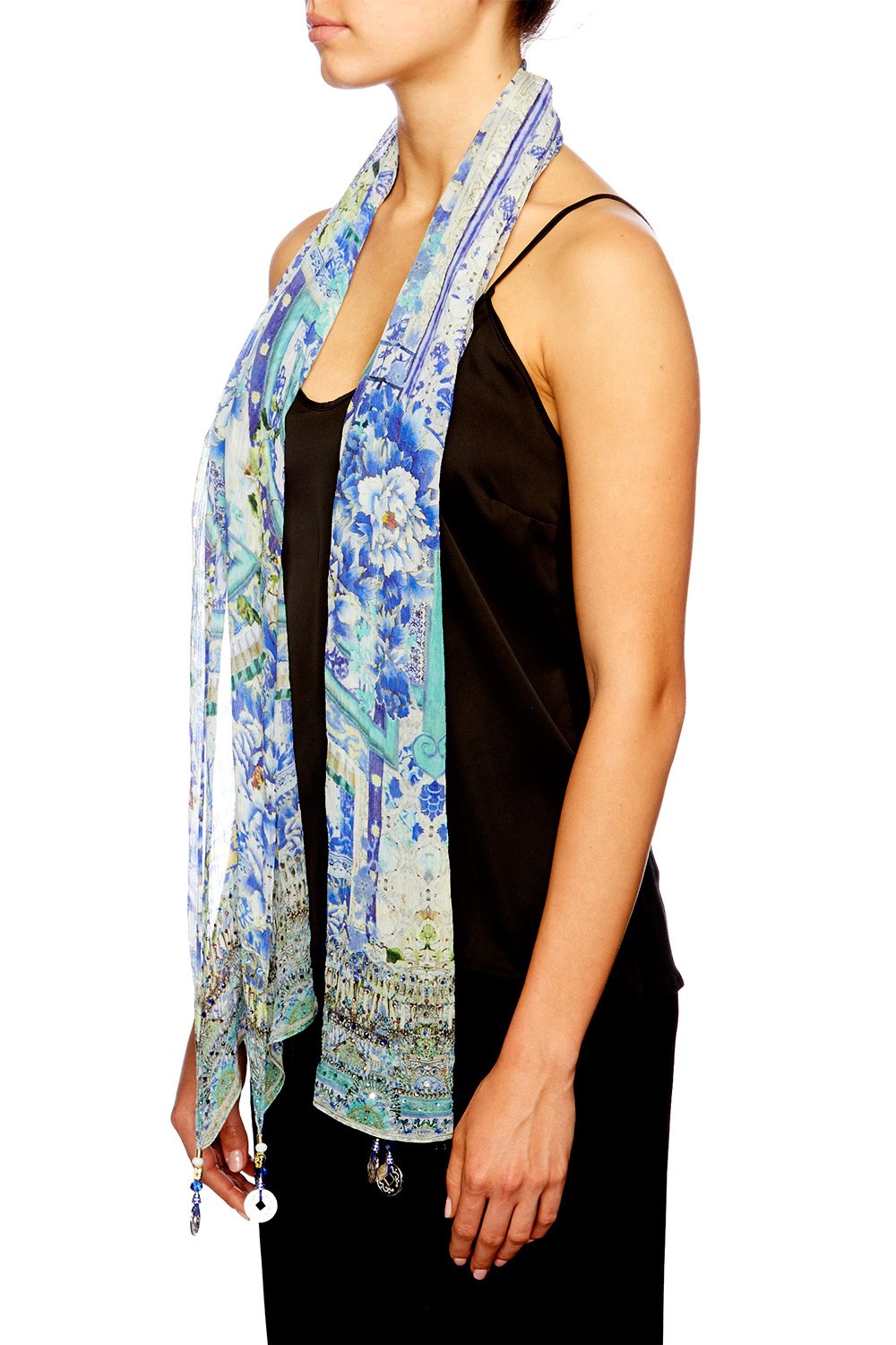PORCELAIN PARADISE LONG SCARF