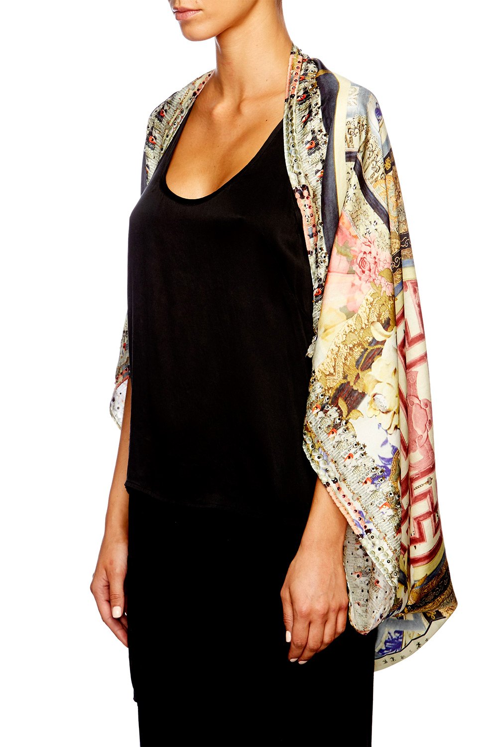 ECHOES OF ERHU LARGE SQUARE SCARF