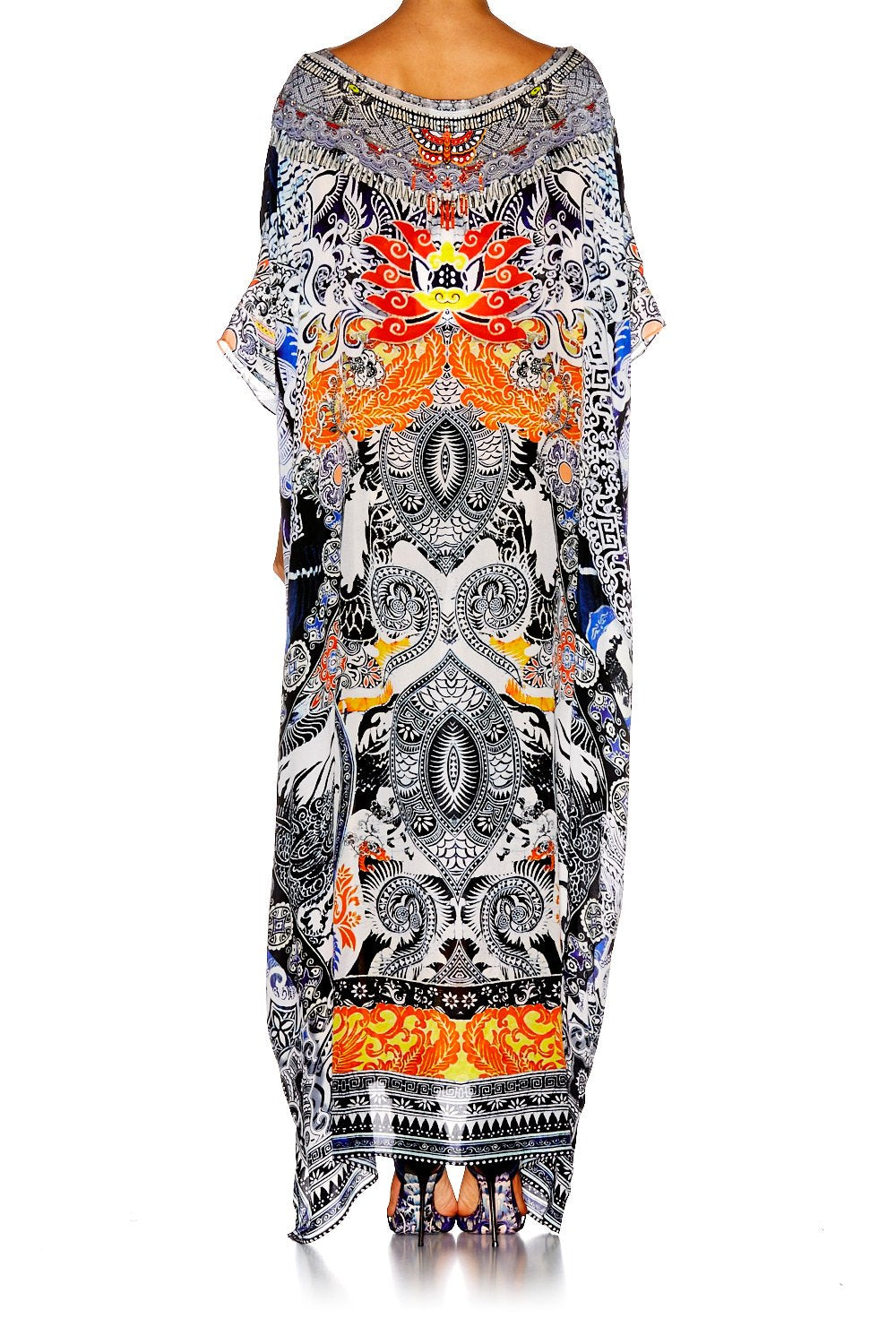 HEART OF HONG ROUND NECK KAFTAN