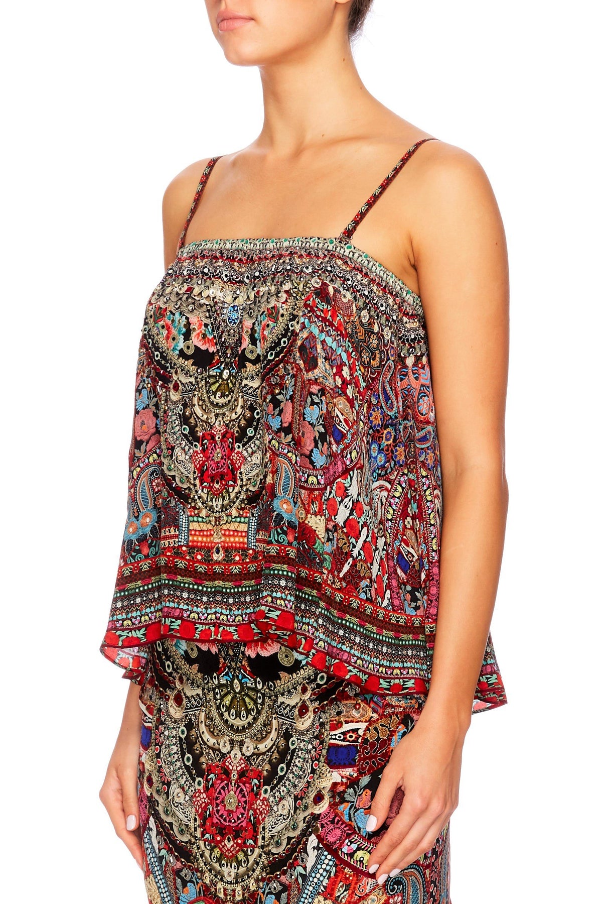 QUEEN ALIKA STRAPLESS TUBE TOP