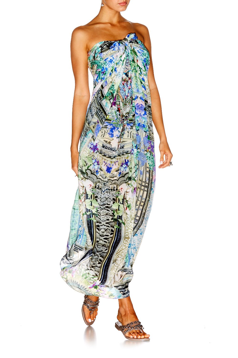 DEAR DIARY ROUND NECK KAFTAN