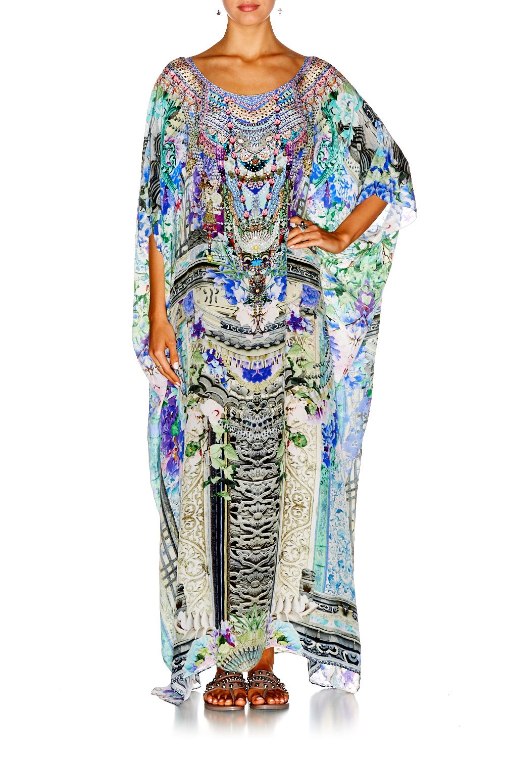 DEAR DIARY ROUND NECK KAFTAN