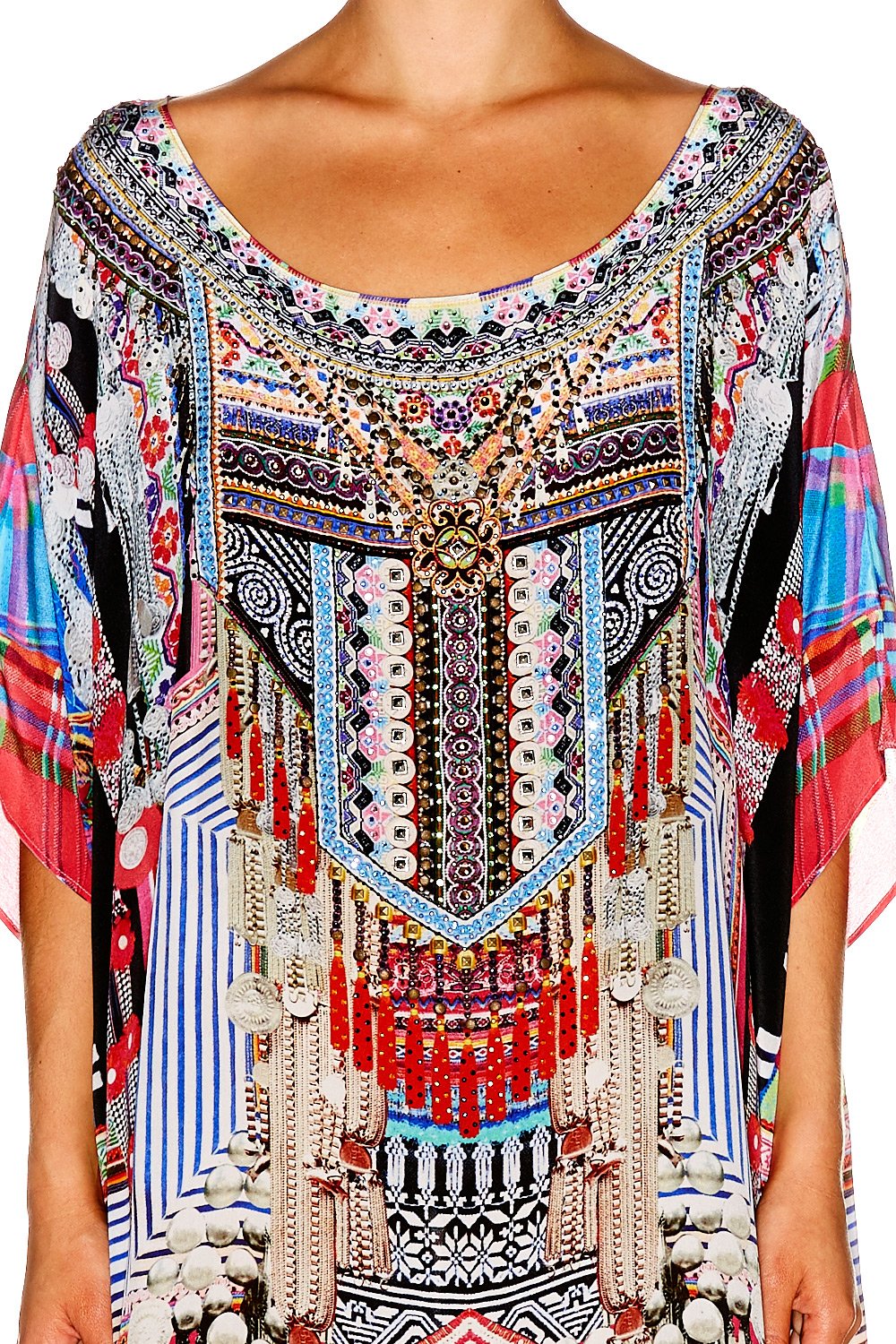 HANI HEAVEN ROUND NECK KAFTAN