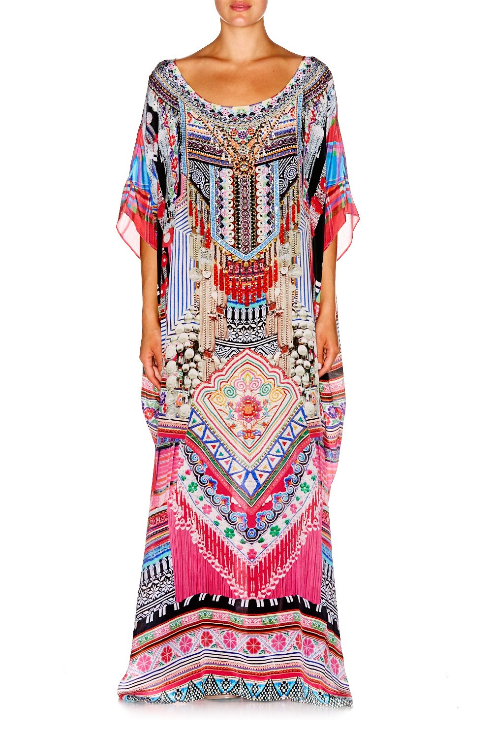 HANI HEAVEN ROUND NECK KAFTAN