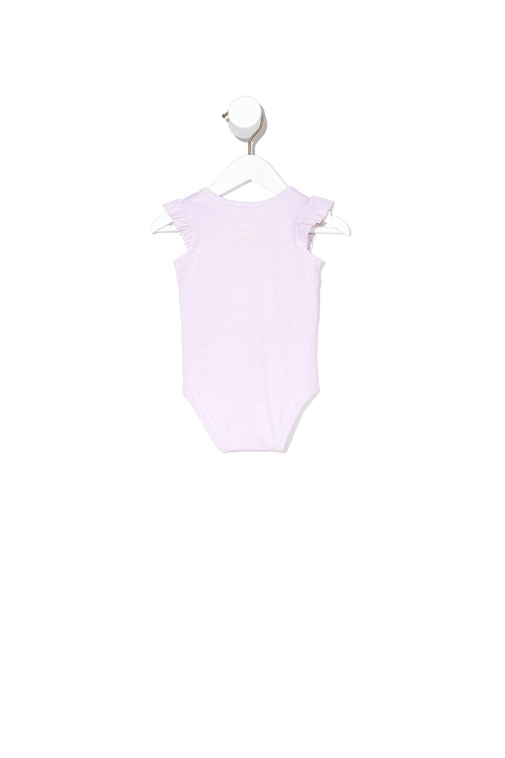 BABIES FRILL ONESIE BELIEVE IN LOVE