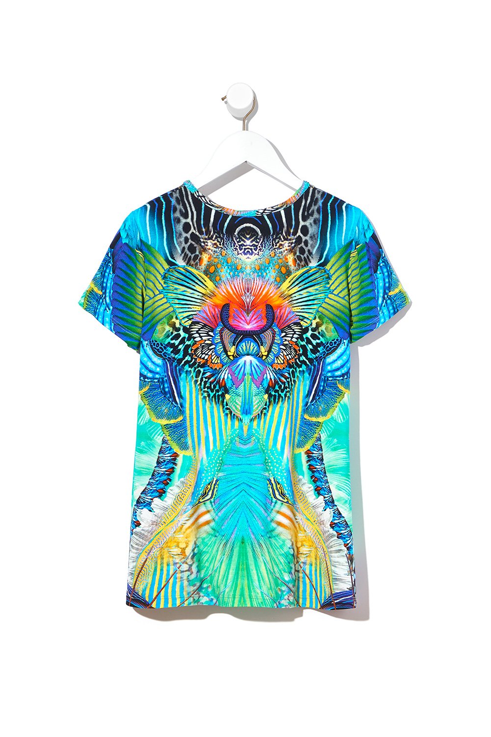 KIDS TSHIRT DRESS WITH FLARE HEM REEF WARRIOR