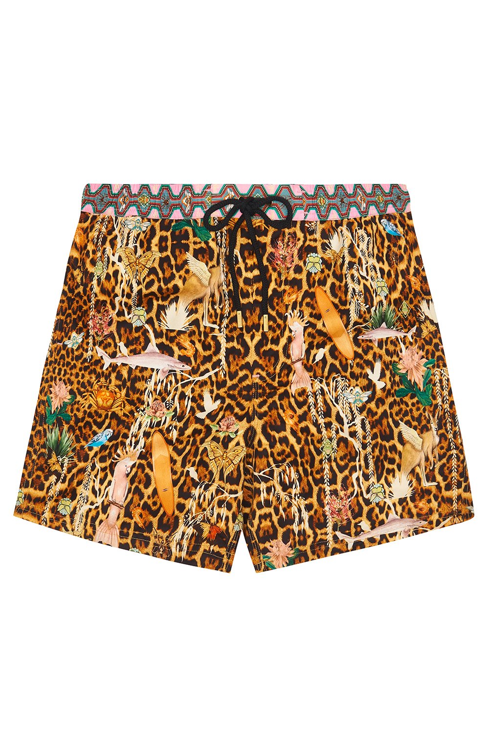 ELASTIC WAIST BOARDSHORT FAUNA ELECTRO