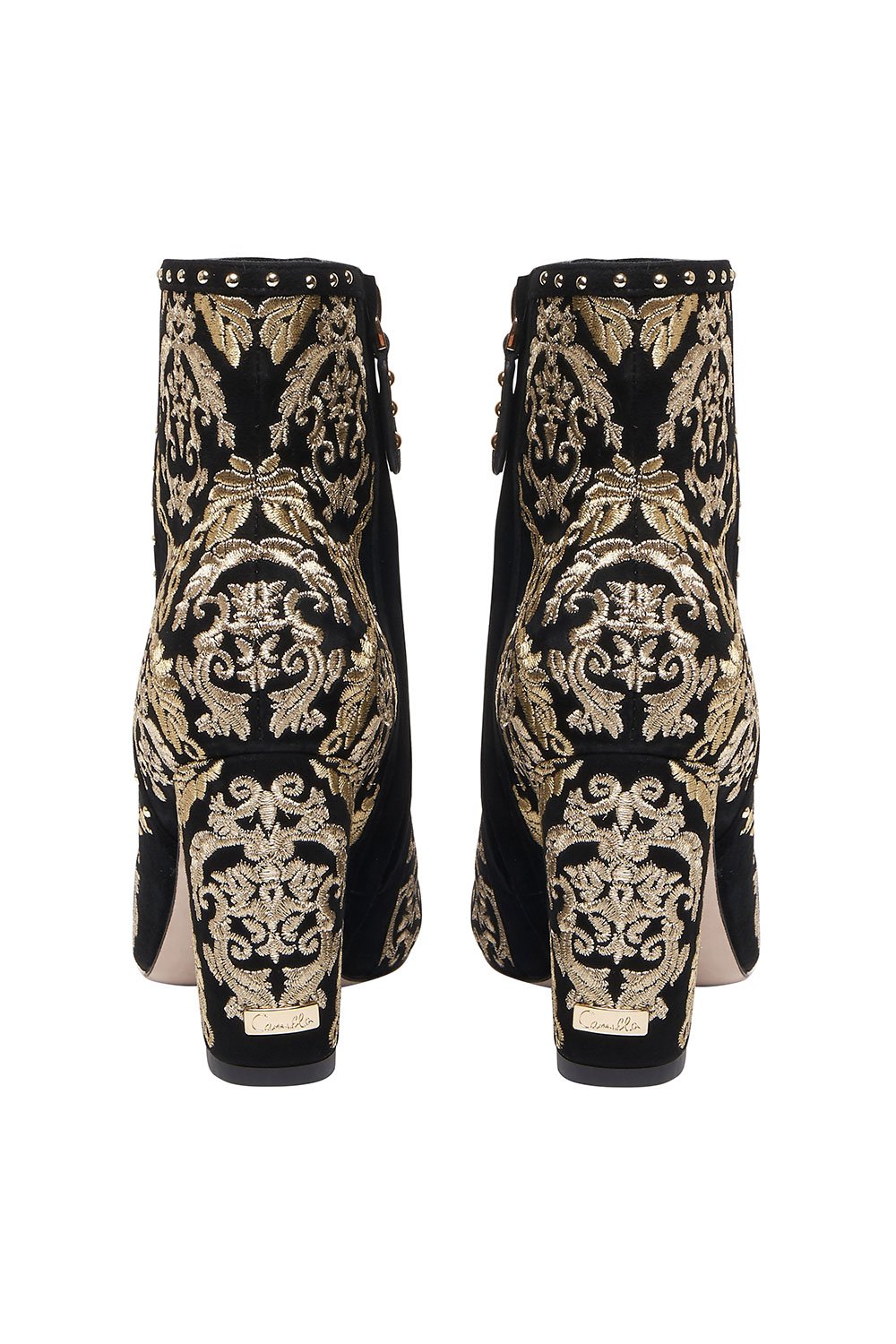 BLOCK HEEL BOOT BLACK CONTEMPORARY