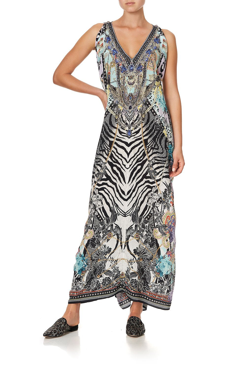 LONG KAFTAN WITH BUTTONS THINK KINKS