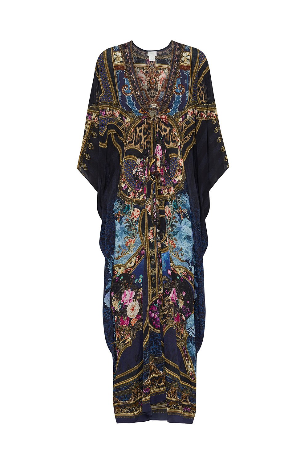 SPLIT SLEEVE KAFTAN WITH HARDWARE FIELDS OF TREASURE