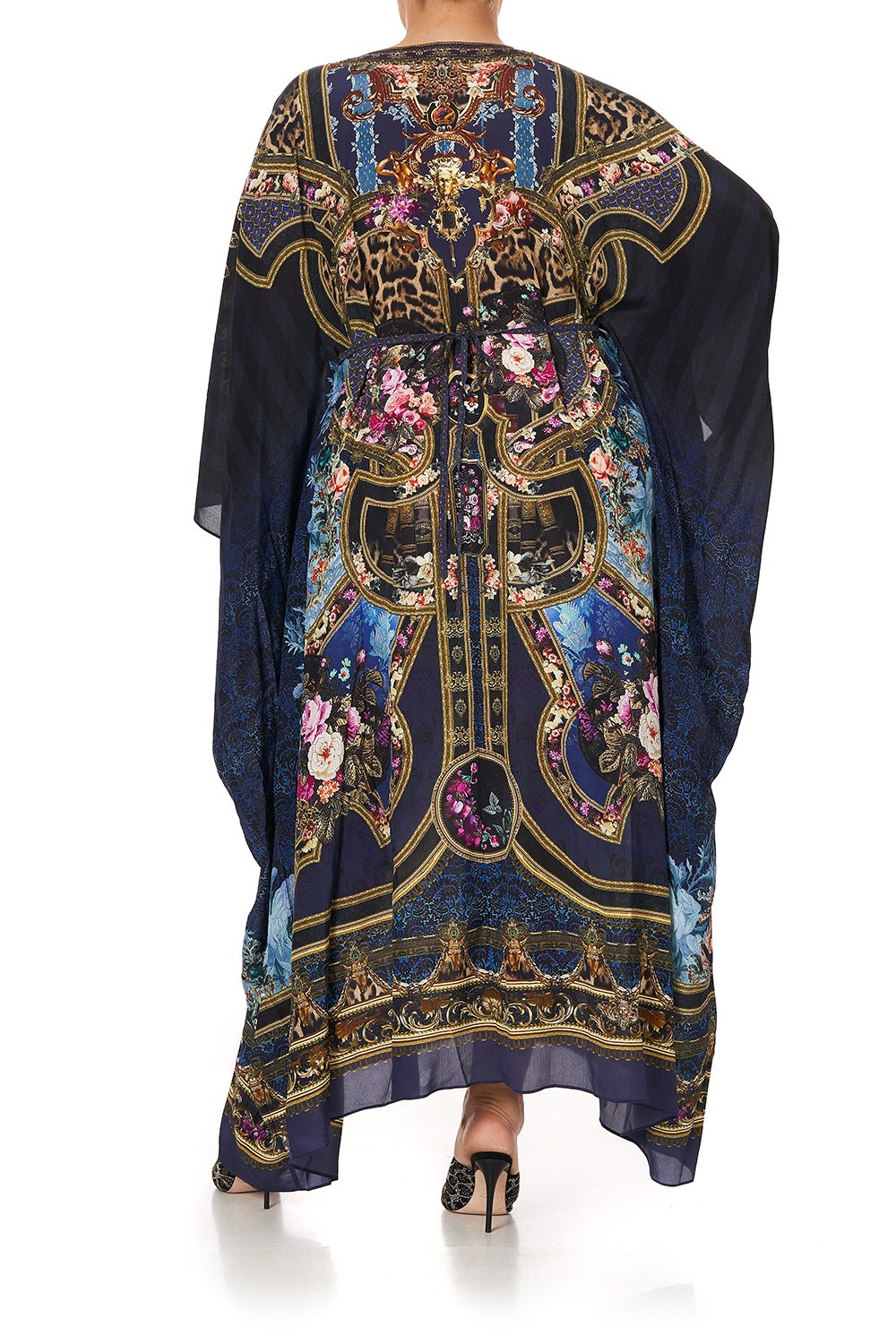 SPLIT SLEEVE KAFTAN WITH HARDWARE FIELDS OF TREASURE