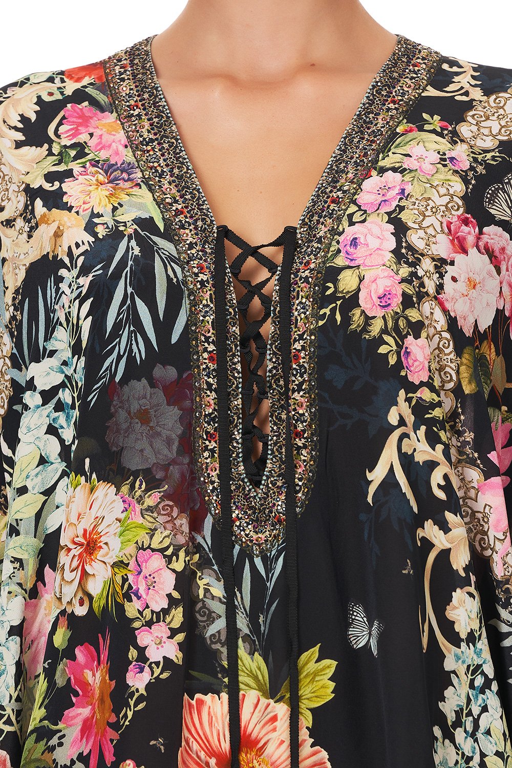 SHORT LACE UP KAFTAN HAMPTON HIVE