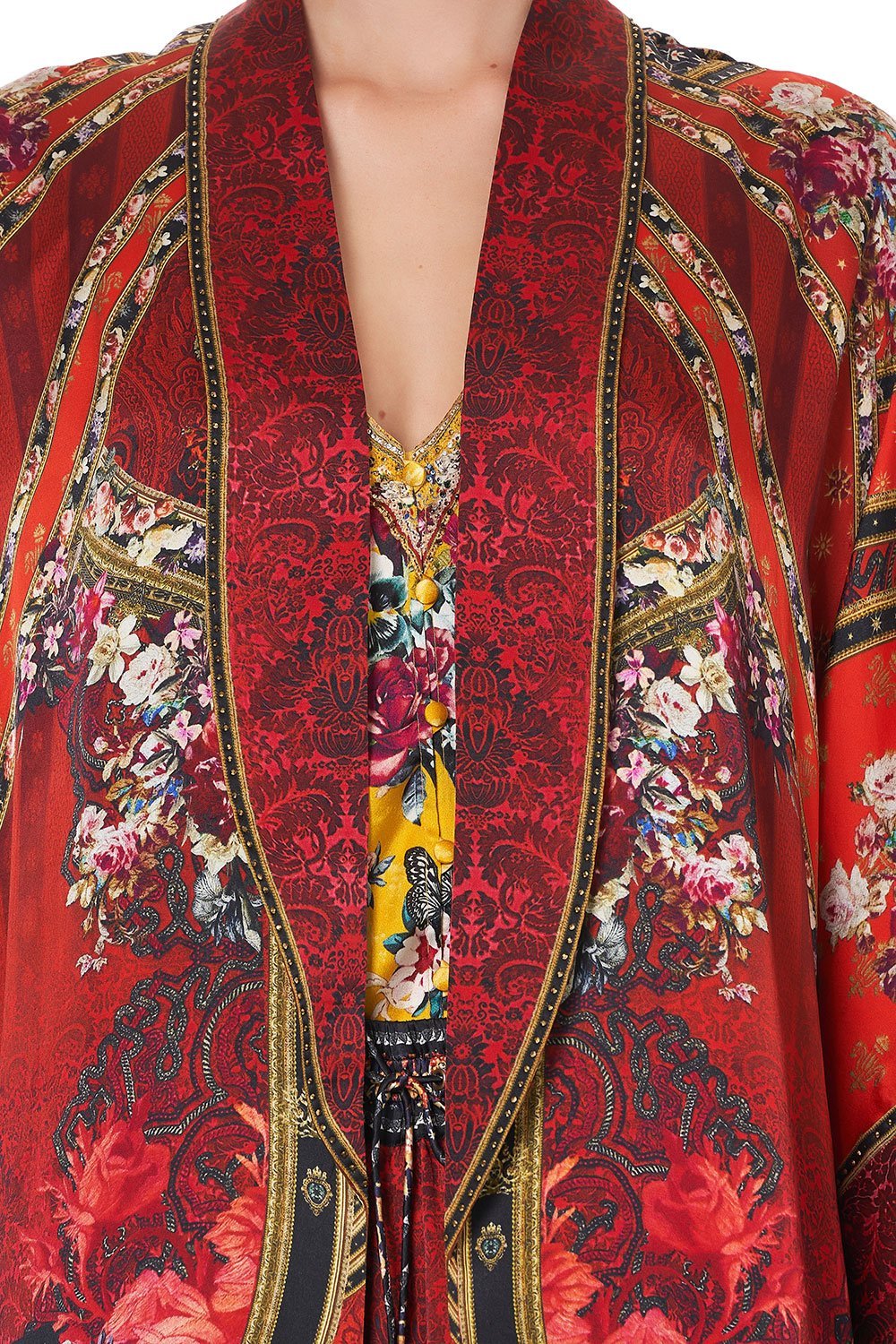 ROBE WITH NARROW COLLAR STORIES OF A STATION