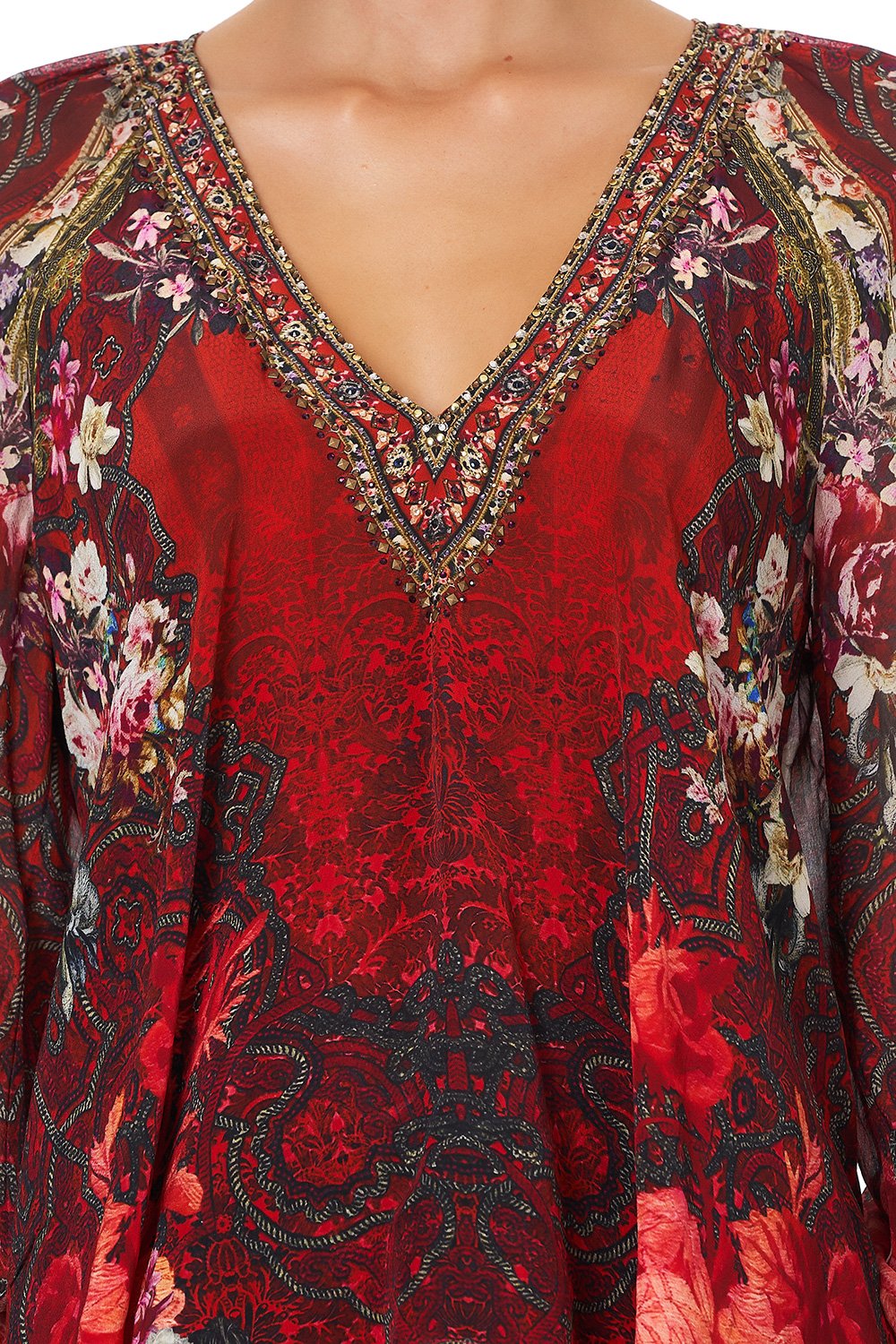 SHIRRED CUFF BLOUSE STORIES OF A STATION