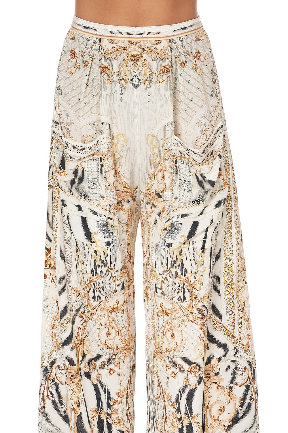 WIDE LEG TROUSER WITH FRONT POCKETS GATES OF GLORY