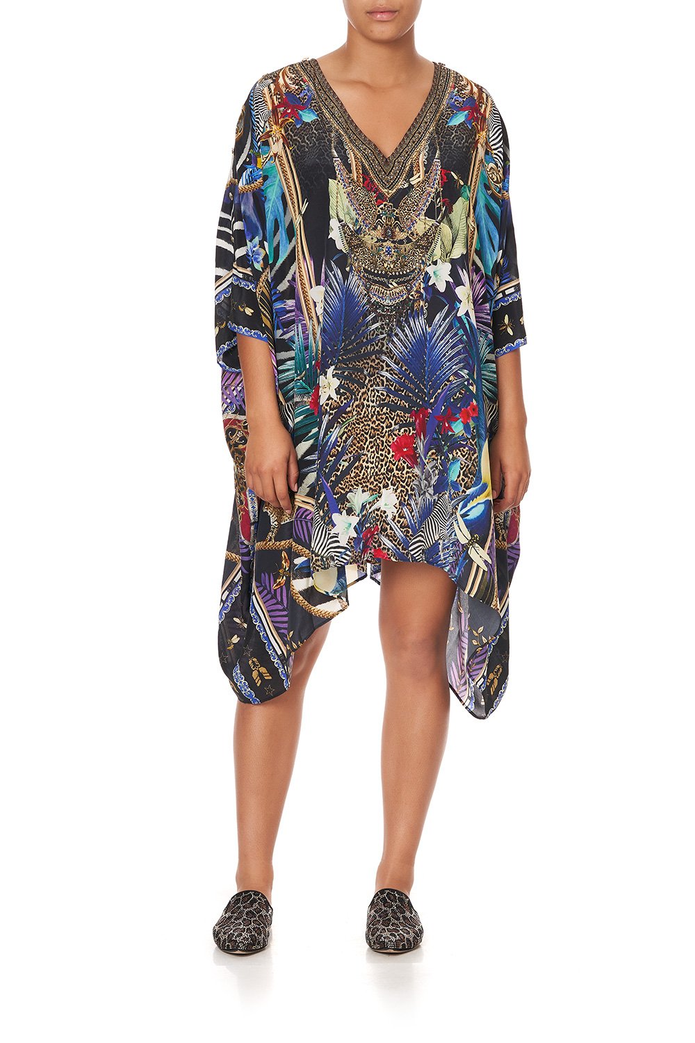 KAFTAN WITH BUTTON UP SLEEVES RAINBOW ROOM