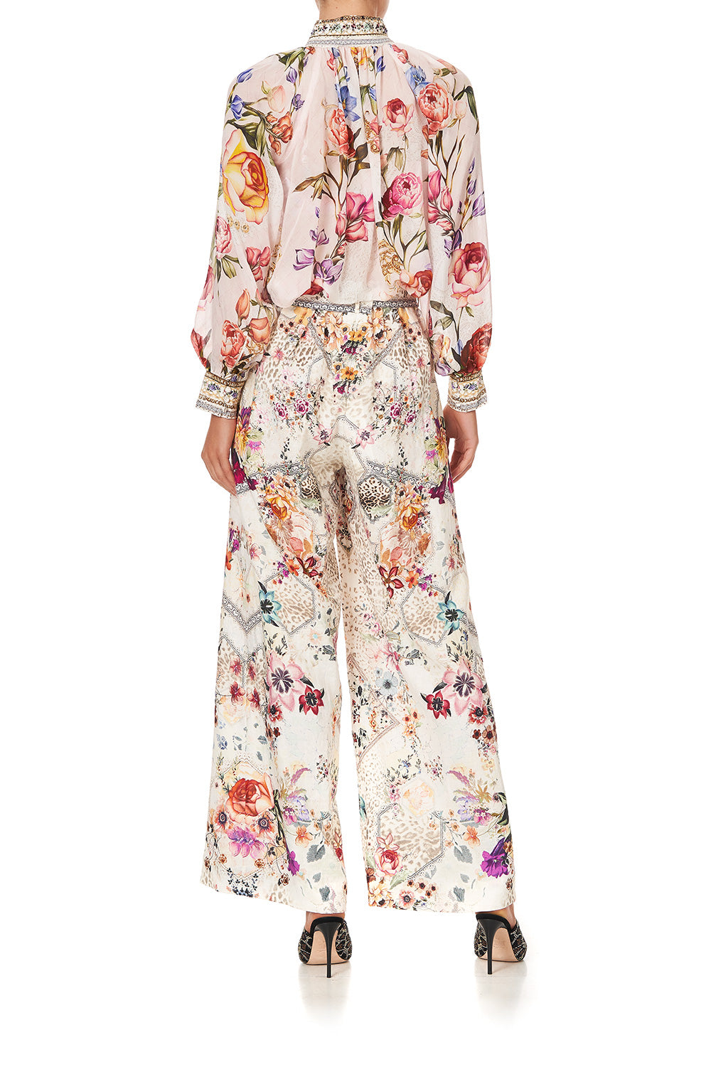 PAPERBAG WAIST WIDE LEG PANT SEW IN LOVE