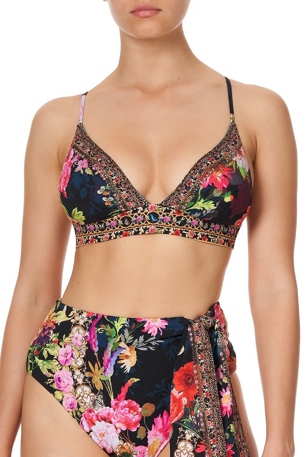 LACE BACK TRI BRA HAMPTON HIVE