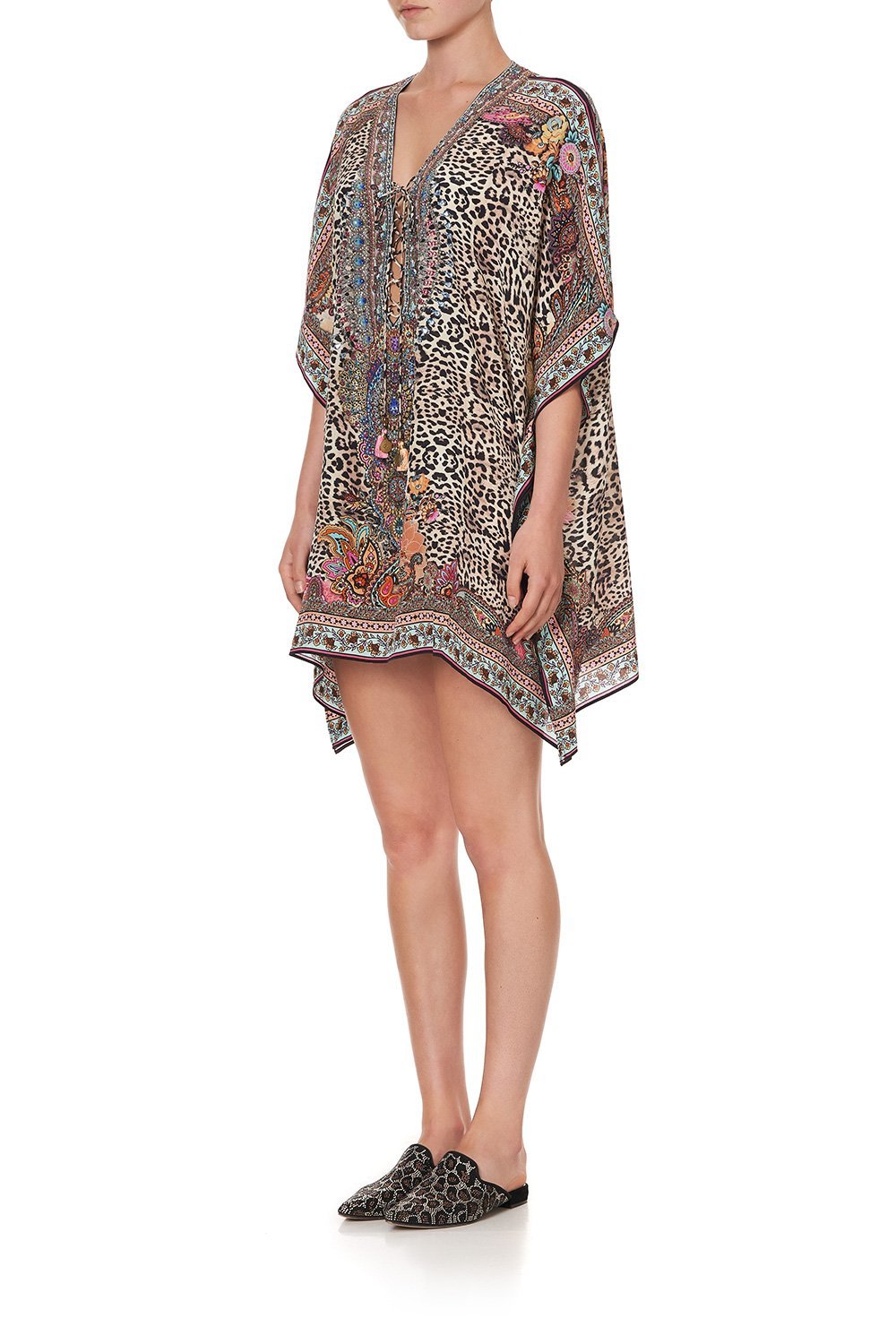 SHORT LACE UP KAFTAN WILD CHILD
