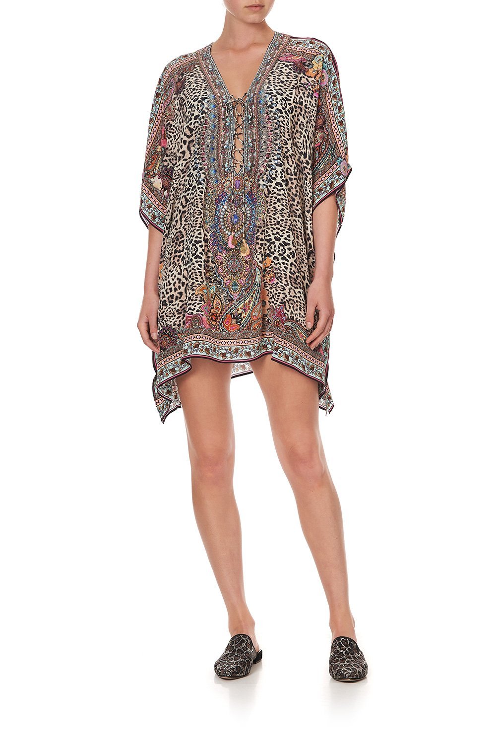 SHORT LACE UP KAFTAN WILD CHILD