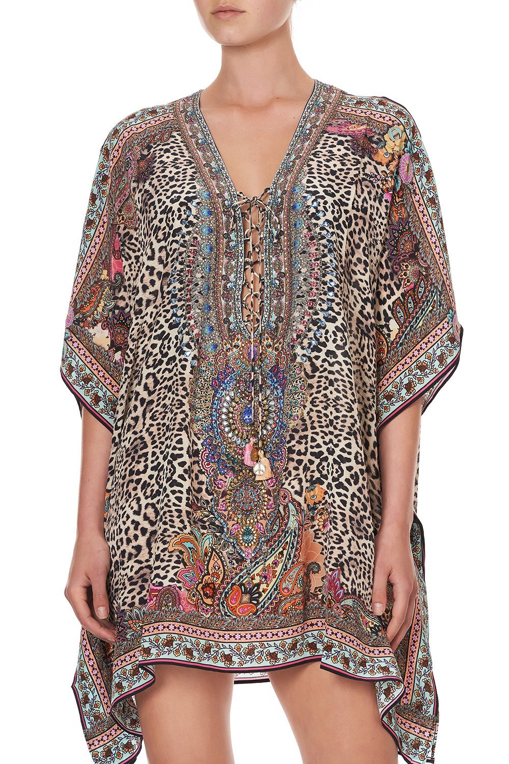 SHORT LACE UP KAFTAN WILD CHILD