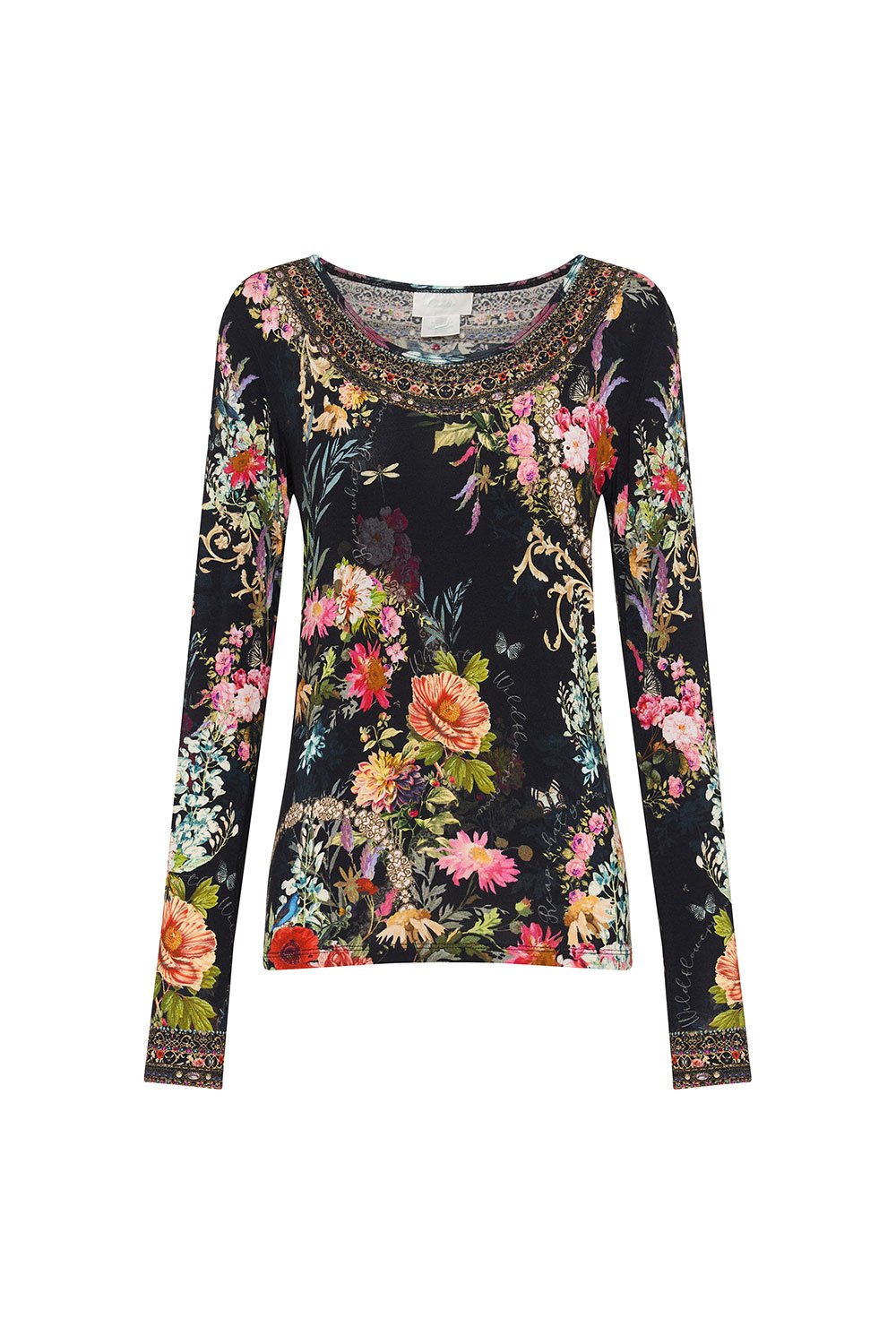 LONG SLEEVE FITTED TOP HAMPTON HIVE