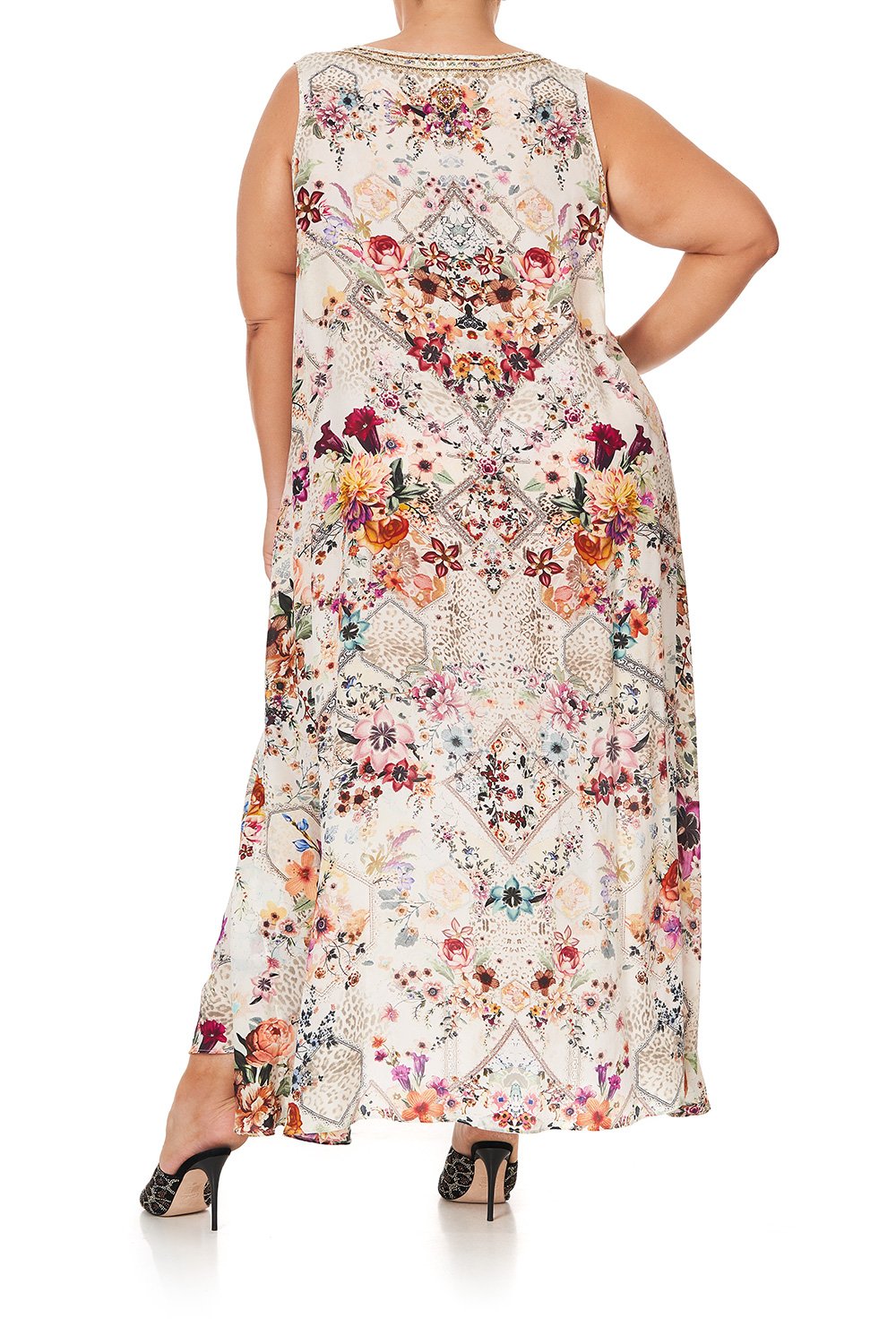 V NECK RACERBACK DRESS SEW IN LOVE