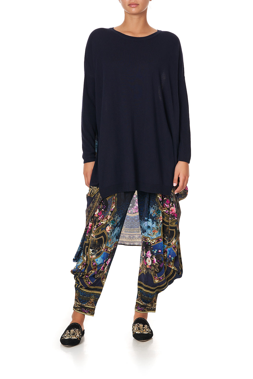 LONG SLEEVE JUMPER WITH PRINT BACK FIELDS OF TREASURE