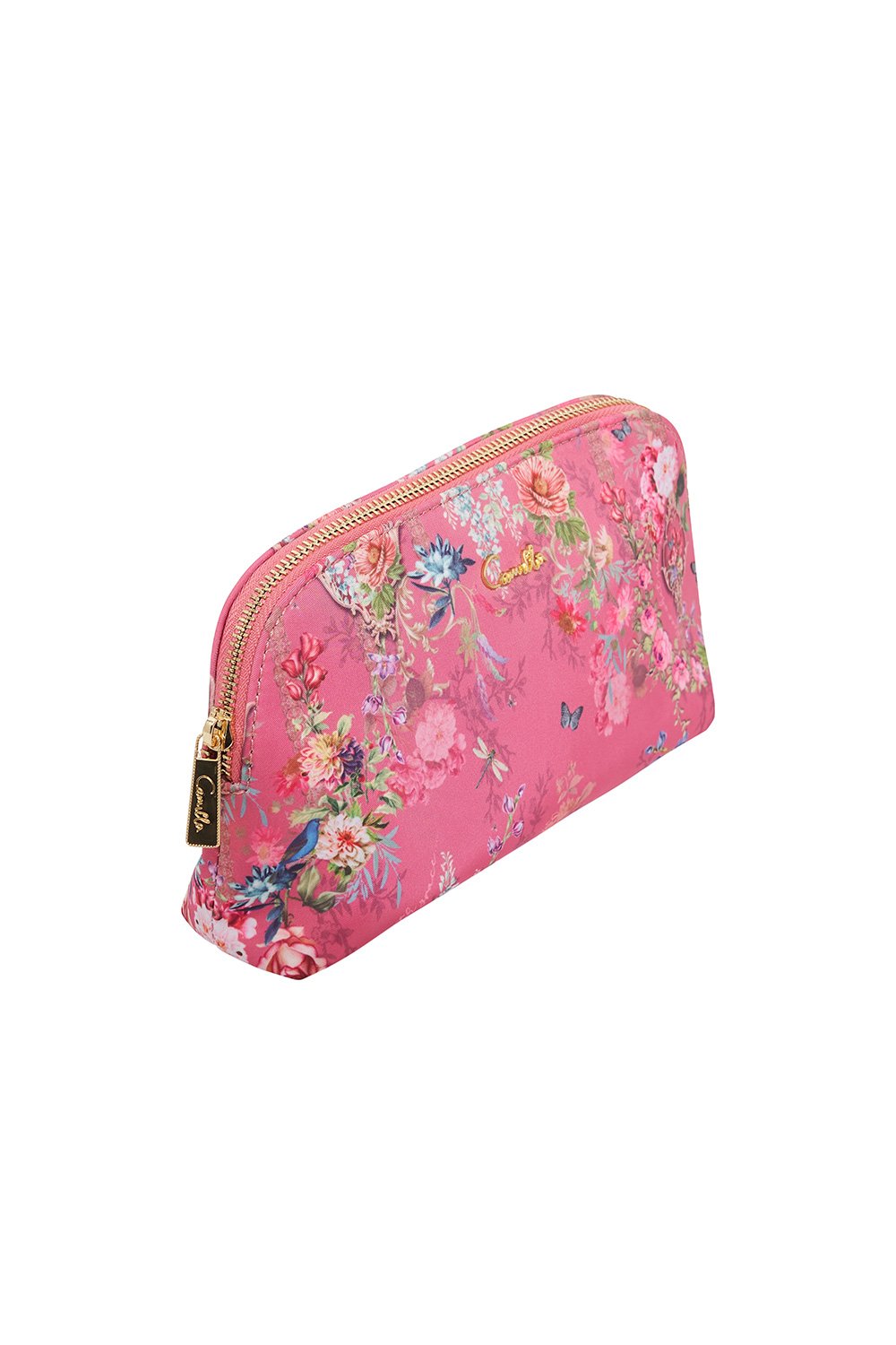 SMALL COSMETIC CASE PATCHWORK HEART