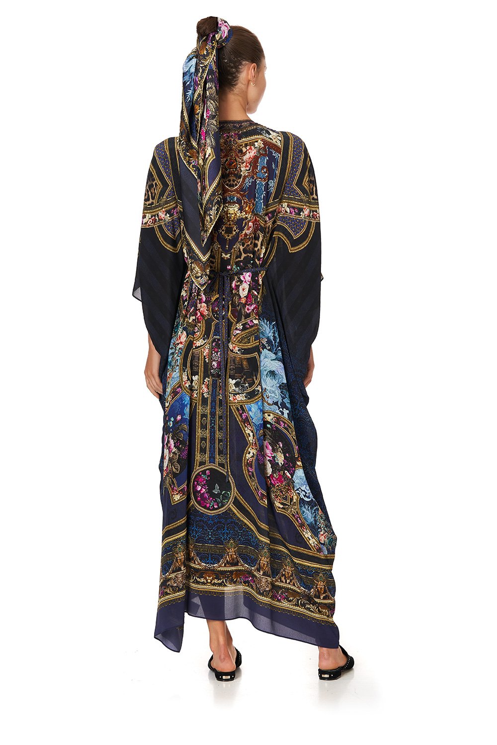 LARGE SQUARE SCARF FIELDS OF TREASURE