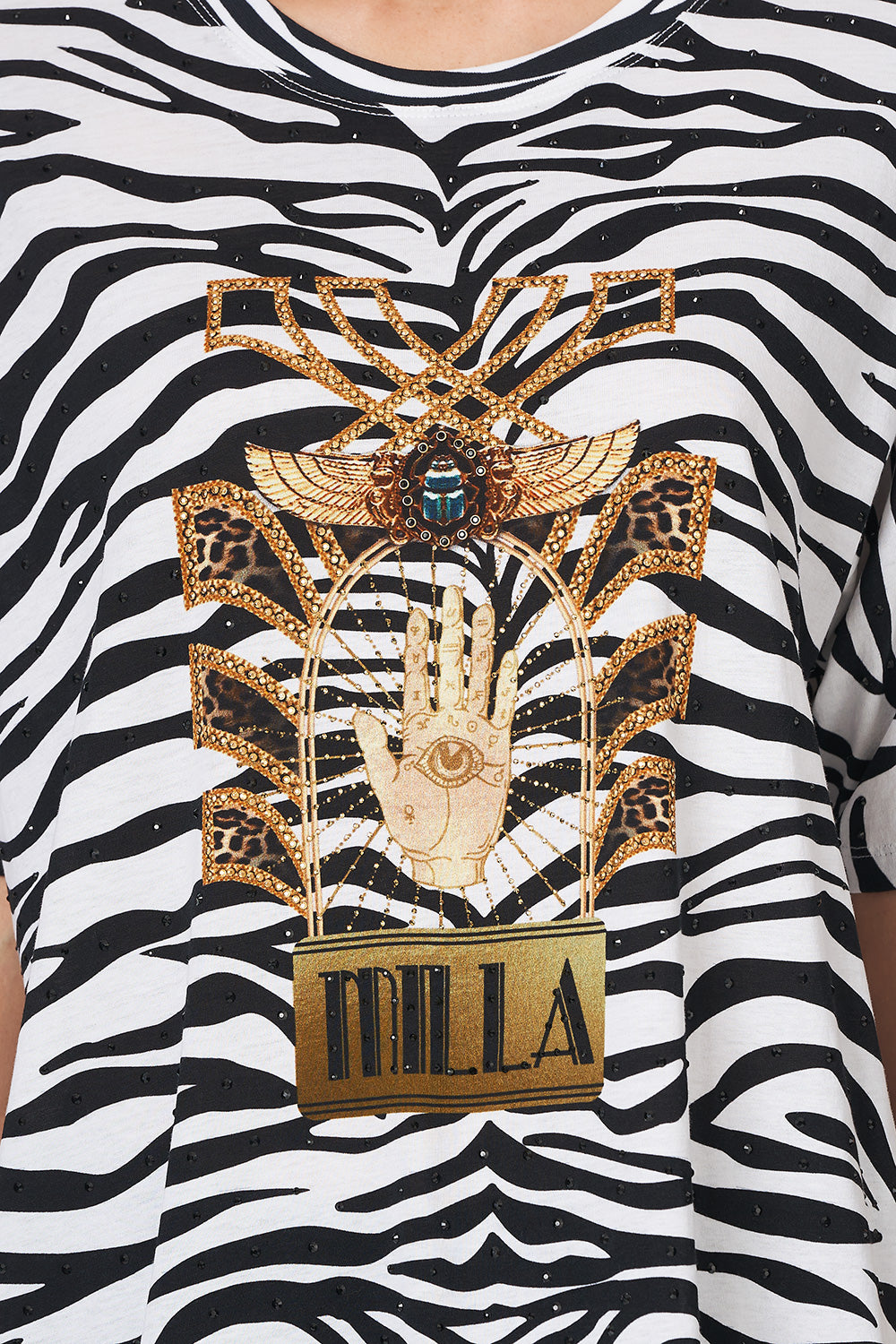 OVERSIZE BAND TEE RAINBOW ROOM