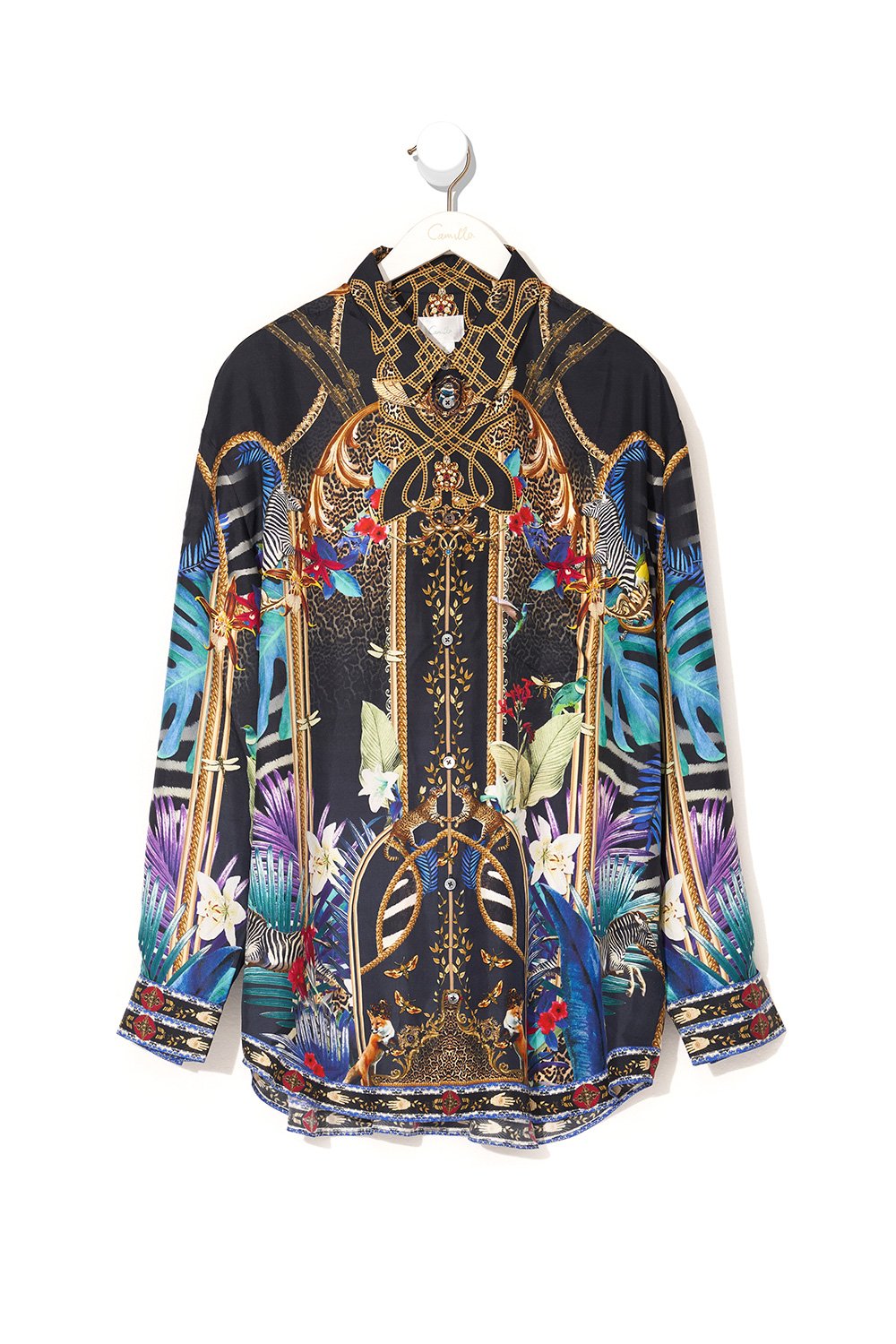 MENS OVERSIZED SHIRT RAINBOW ROOM