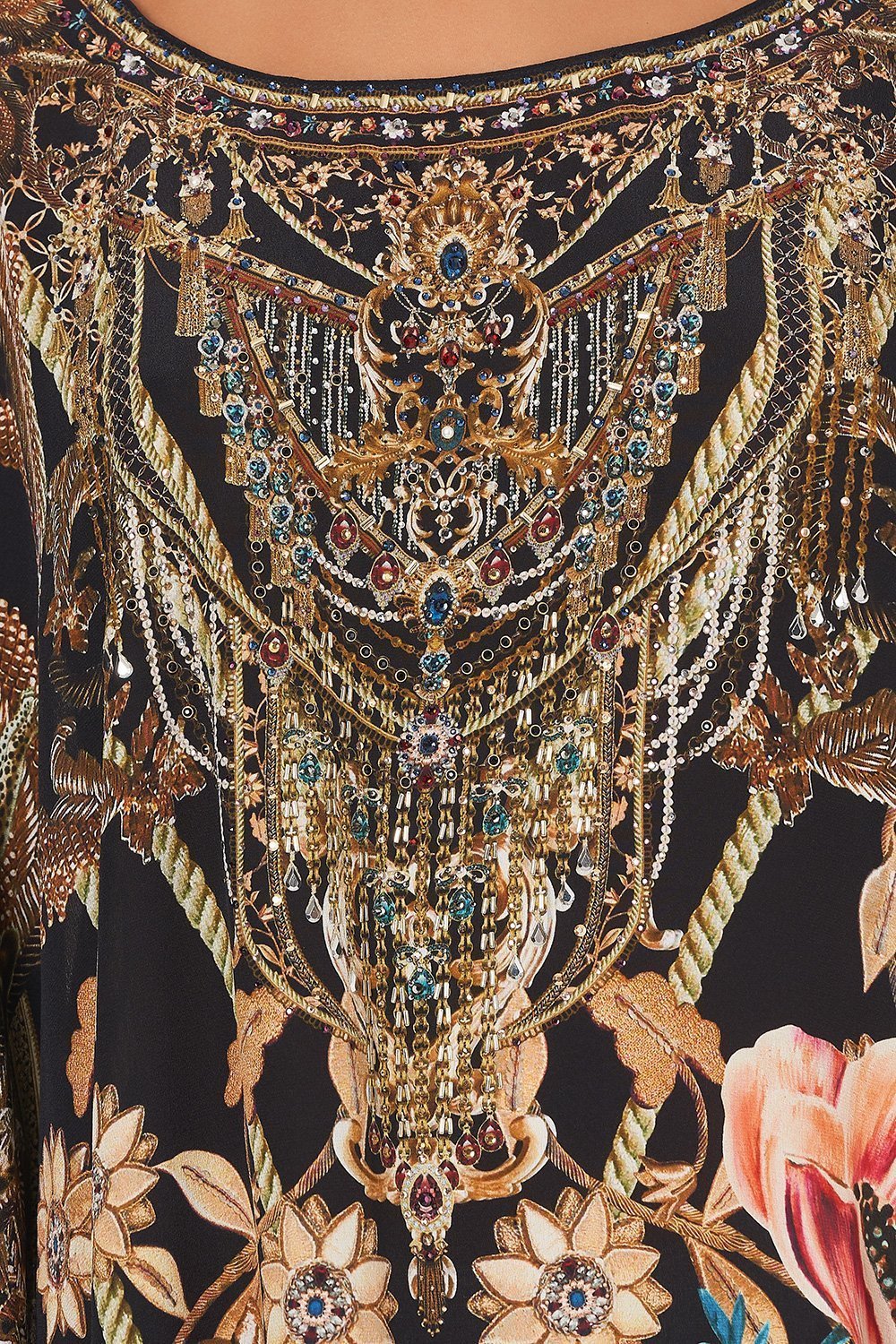 ROUND NECK KAFTAN BELLE OF THE BAROQUE