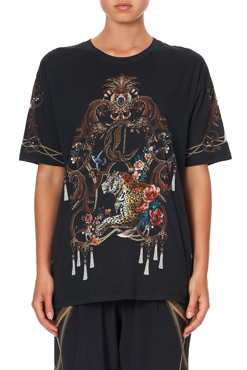 OVERSIZE BAND TEE BELLE OF THE BAROQUE