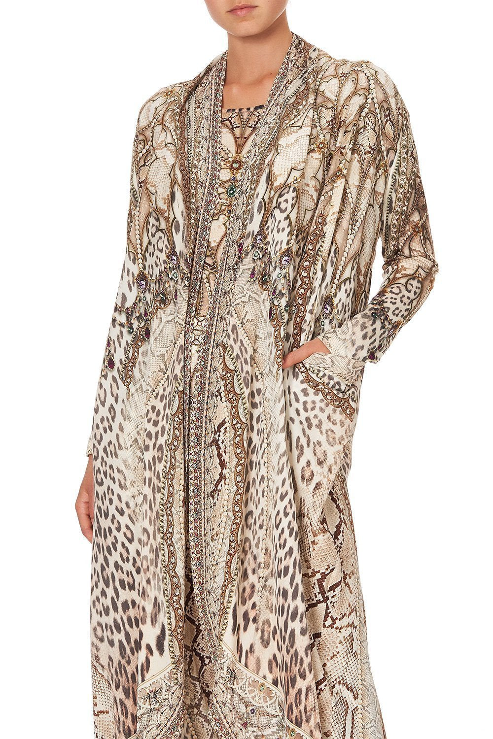 LONG CASUAL JACKET WITH POCKETS ALL IS NOUVEAU