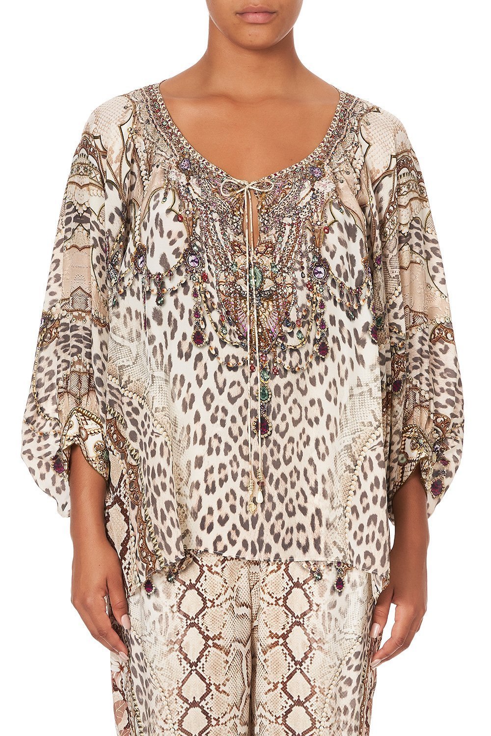 RAGLAN SLEEVE BLOUSE WITH CUFF ALL IS NOUVEAU