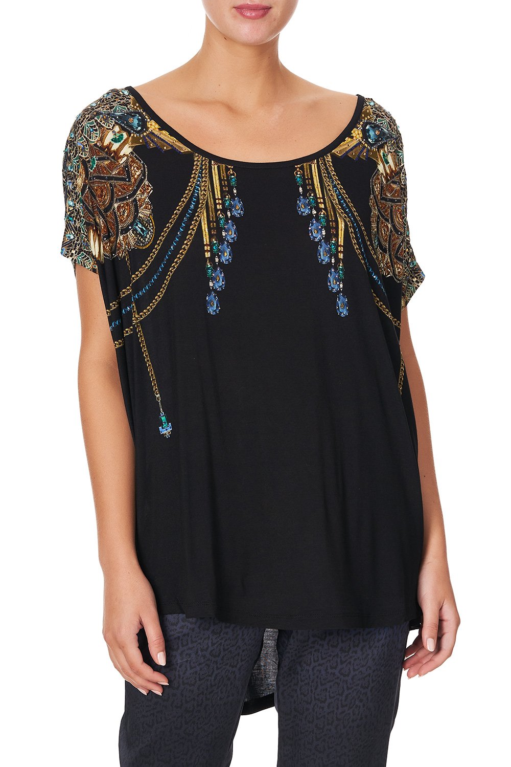 LOOSE FIT TEE DRIPPING IN DECO