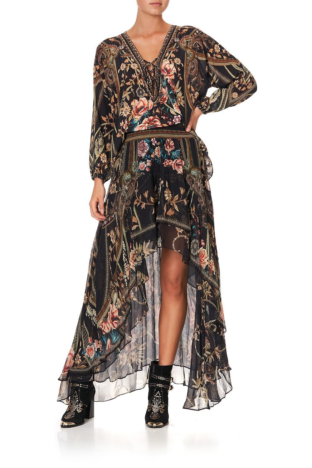 LACE UP BLOUSE BELLE OF THE BAROQUE