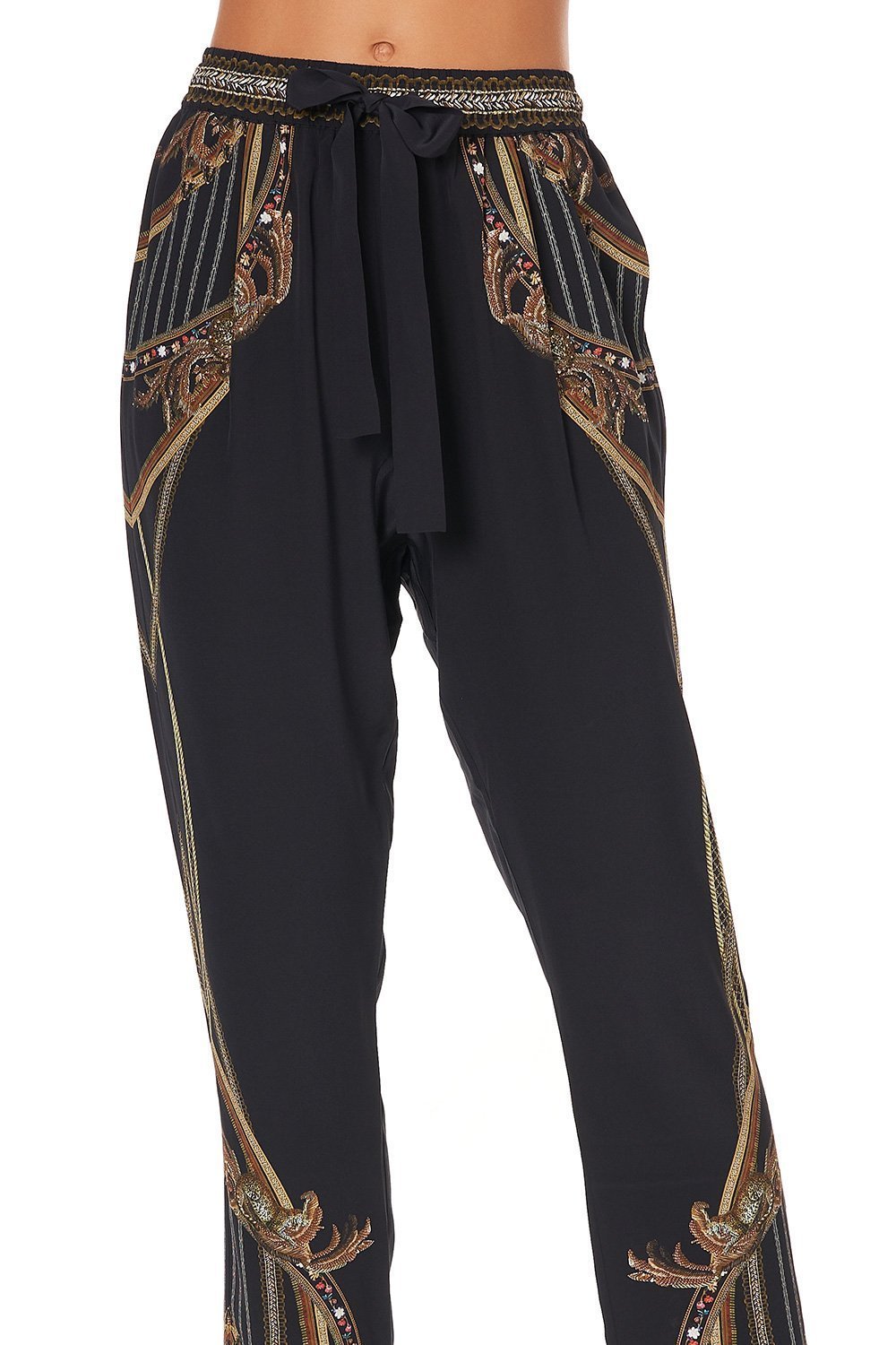 DROP CROTCH SLIM LEG PANT BELLE OF THE BAROQUE