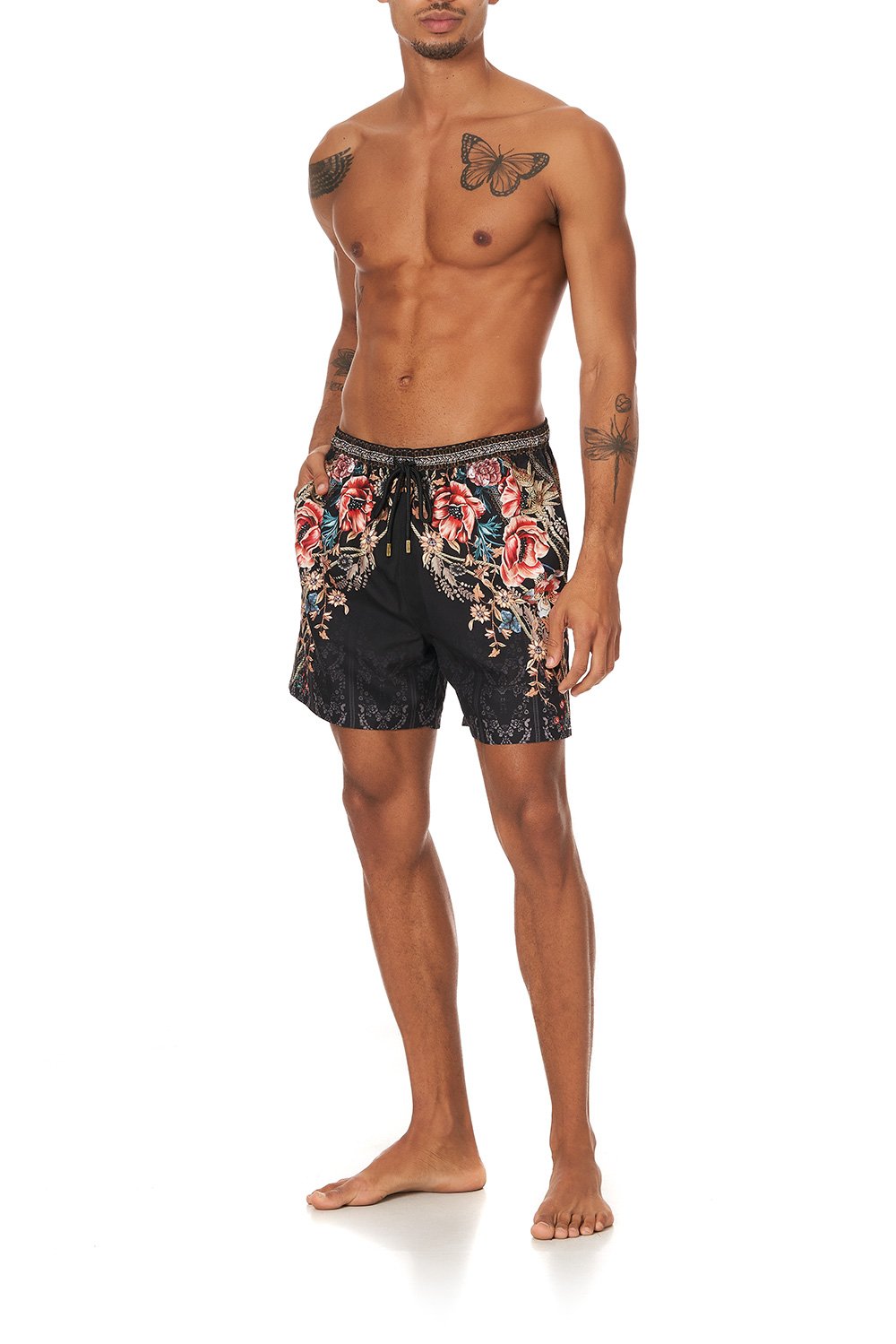 ELASTIC WAIST BOARDSHORT BELLE OF THE BAROQUE