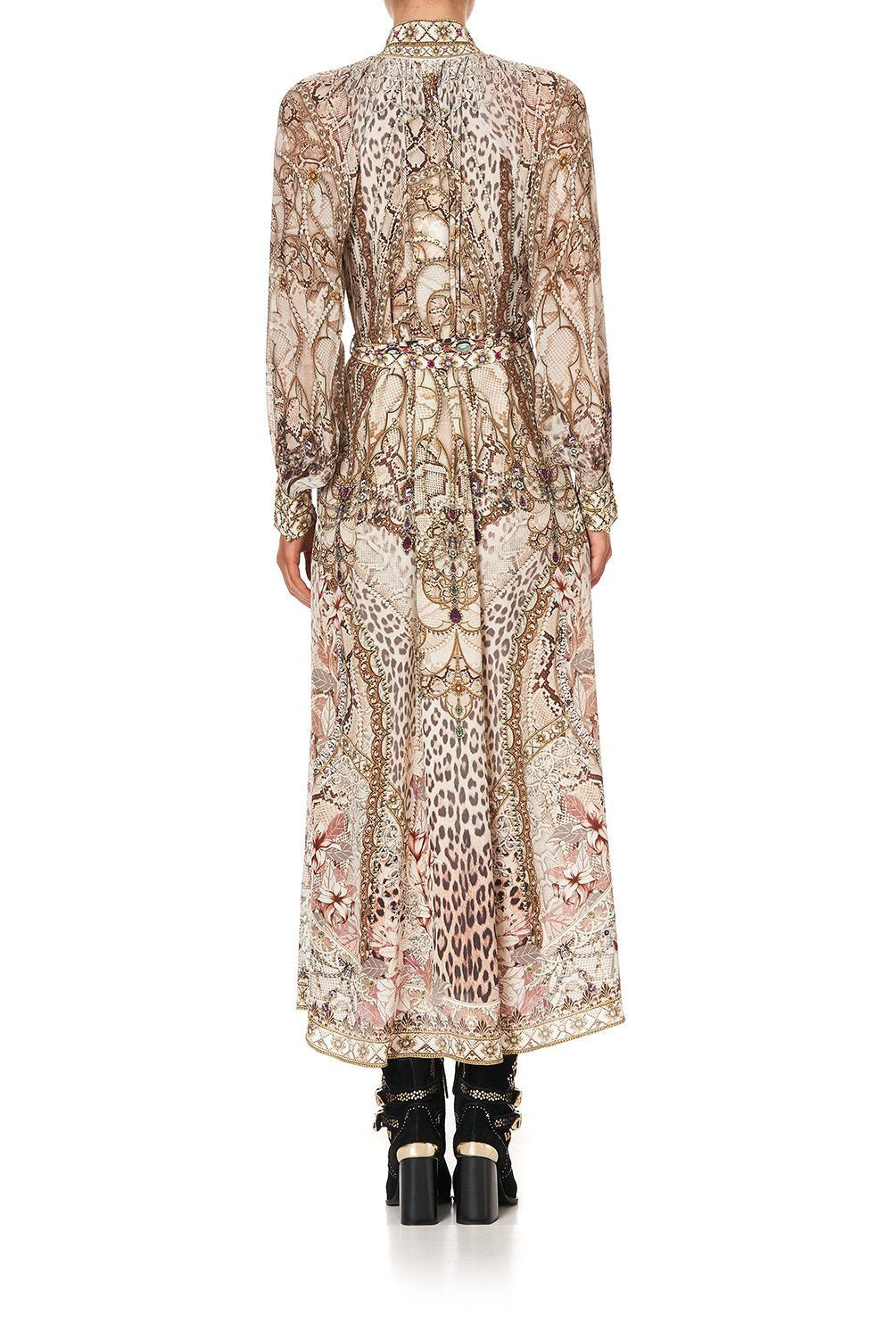 RAGLAN SLEEVE MIDI SHIRT DRESS ALL IS NOUVEAU