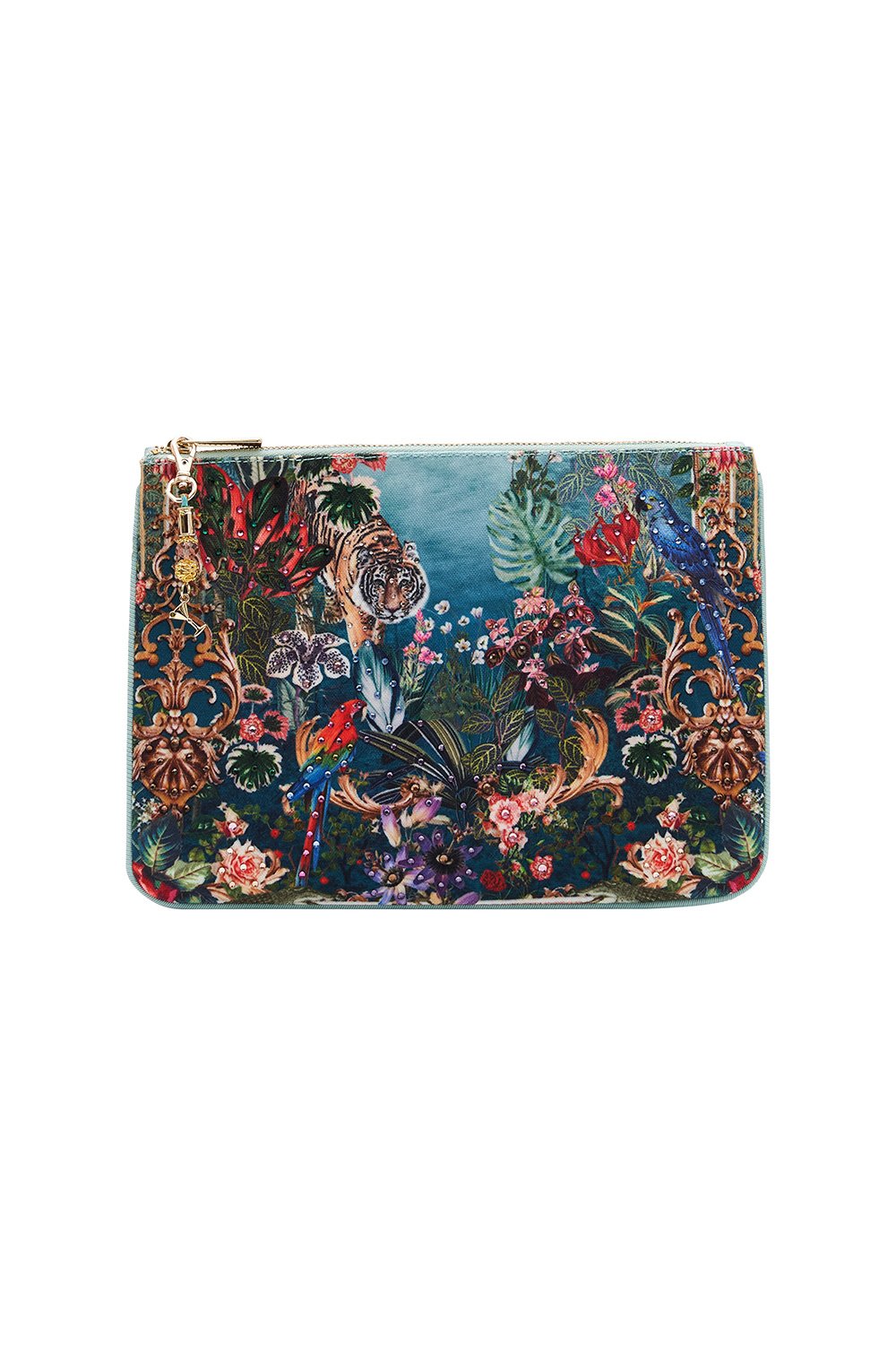 SMALL CANVAS CLUTCH IF THESE WALLS COULD TALK