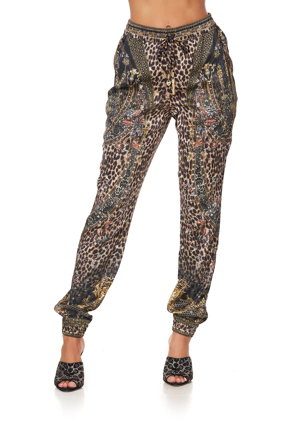 DRAWSTRING PANT WITH RIBBING ABINGDON PALACE