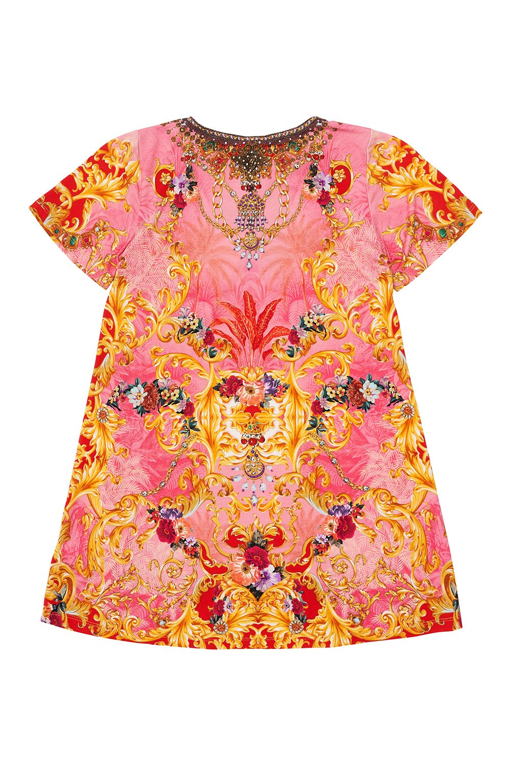 KIDS TSHIRT DRESS WITH FLARE HEM 12-14 DIARIES OF A DIVA