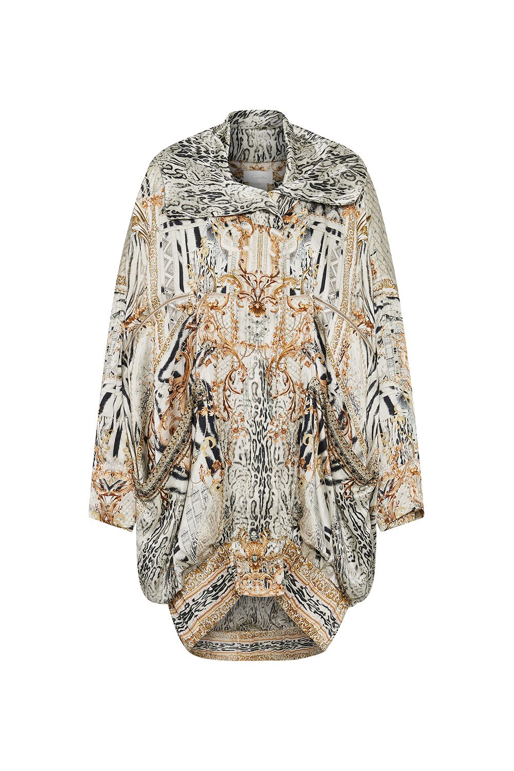 PARKA JACKET WITH RIB GATES OF GLORY