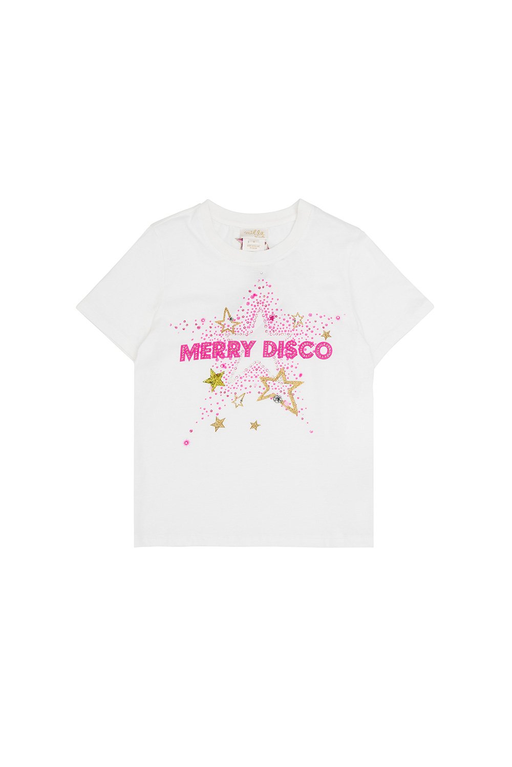 KIDS SHORT SLEEVE T-SHIRT 4-10 BABYS A GO GLITTER
