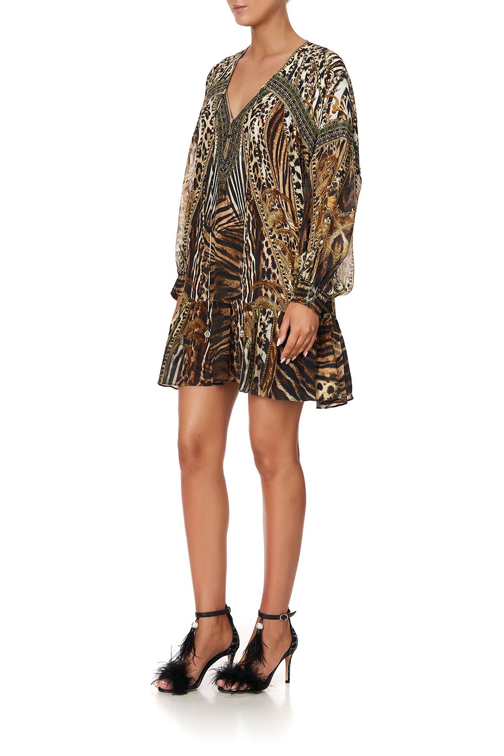 GATHERED YOKE DRESS BERKELEY ST AFTER DARK